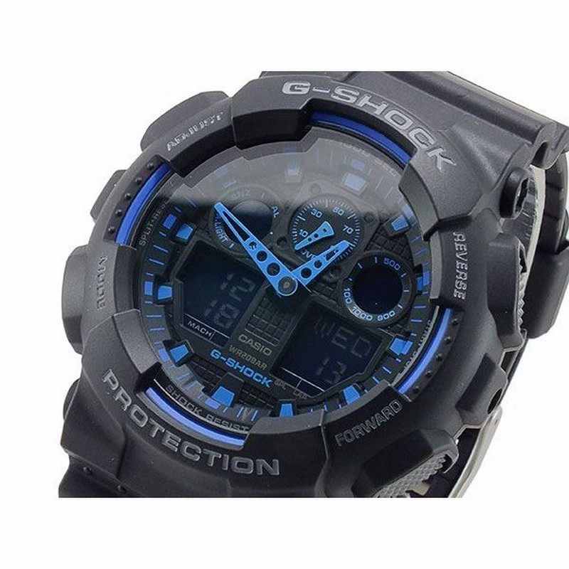 CASIO G G SHOCK GA 100 1A2 LINE