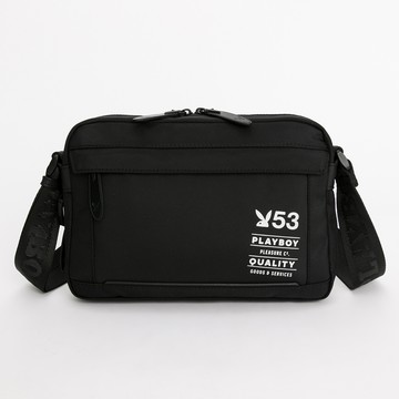 PLAYBOY - 斜背包 Pioneer系列 - 黑色/141-0702-09-7