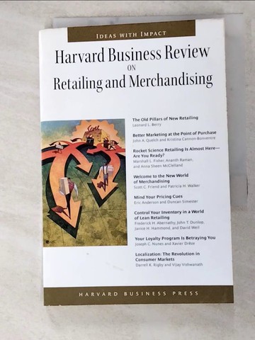 【書寶二手書T5／財經企管_RUN】Harvard Business Review on Retailing and Merchandising_Harvard Business School Publishing Corporation (COR)