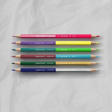 CARAN D ACHE 卡達 Claim Your Style Ed.5 雙色色鉛筆組