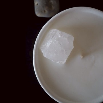 丹麥 Love & Stones 晶石許願蠟燭 白水晶 迷迭香尤加利
