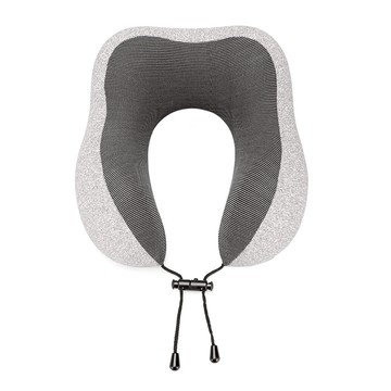 AHOYE 360°旅行用記憶棉護頸枕 灰色  1個  30 x 28 x 14cm