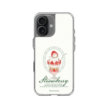 iPhone 17 Clear Case（相機按鈕） 透明 - TOCOROCOMUGI - 草莓聖代貓