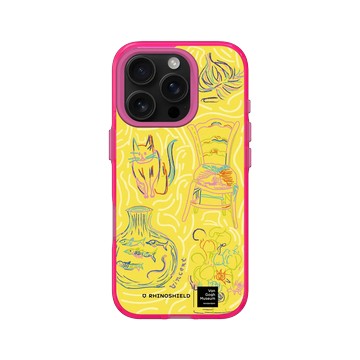 iPhone 16 Pro Clear 粉漾桃 - Van Gogh Museum - 現代素描 - 圖案