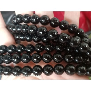 遇見~天然瑪瑙條珠 瑪瑙手珠 6mm 8mm 4mm 3mm黑瑪瑙