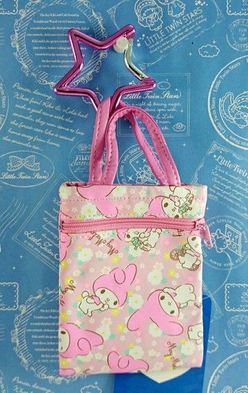【震撼精品百貨】My Melody 美樂蒂 手機袋 花花滿版 震撼日式精品百貨