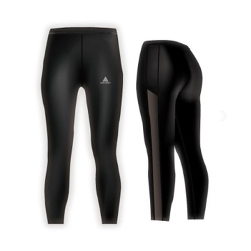 【AREX SPORT】萊卡九分透膚壓力褲 瑜珈 健走 健身