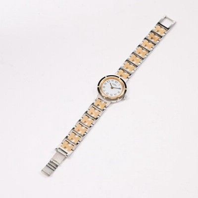 エルメス クリッパー 腕時計 ホワイト レディース 中古A品
