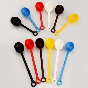 果粉量勺簡約長柄咖啡豆勺子奶茶店專用蠱司奶精勺家用加厚量勺