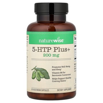 NatureWise, 5-HTP Plus+，60 粒素食膠囊
