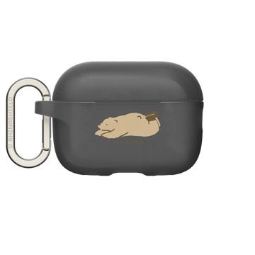 AirPods Pro 2 AirPods Case 黑 - 咻咻熊 XiuXiubear - 慵懶的熊