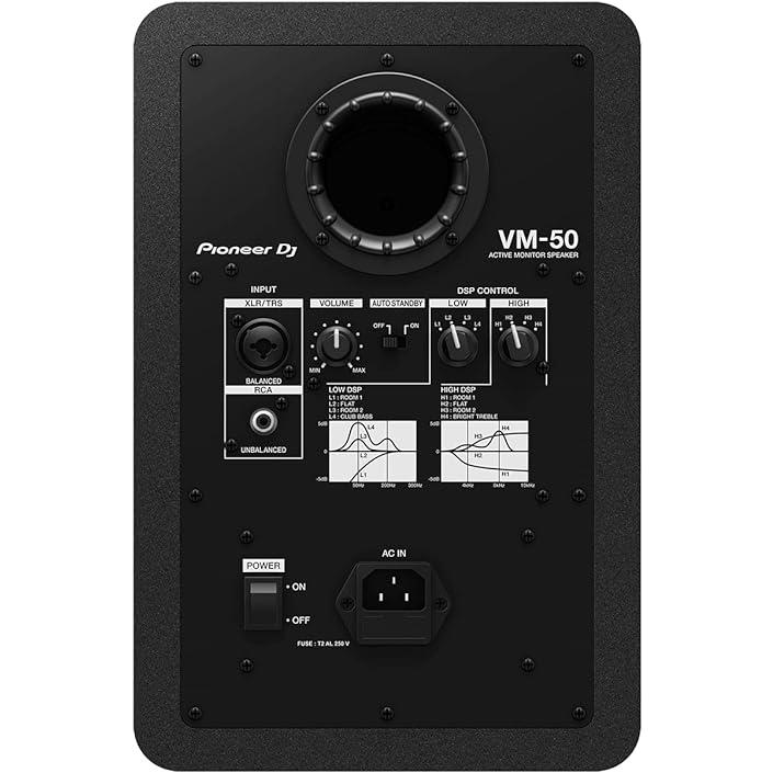 Pioneer DJ VM-50 5.25インチ アクティブモニタースピーカー ブラック