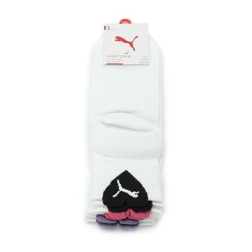 PUMA FASHION 愛心跳豹短筒襪 三雙組 混 BB156202