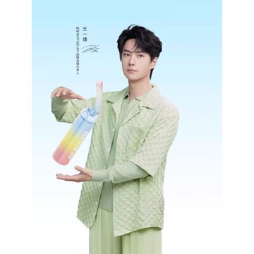 (免運)纖噸噸便攜水杯大容量戶外出行漸變色耐高溫BOTTLEDJOY隨手杯噸桶