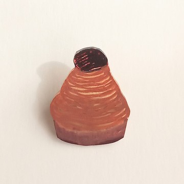 奇怪的胸針 純咖啡廳 萬寶龍 萬寶龍甜點 西式糕點 蛋糕 手繪 獨一無二