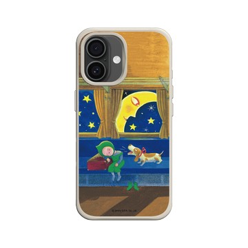 iPhone 16 SolidX 貝殼灰 - 幾米 Jimmy Liao - 忘記親一下-夜眠