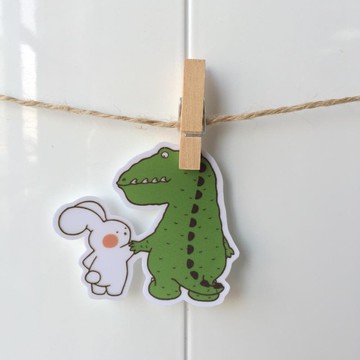 恐龍系列小防水貼紙 SS0009