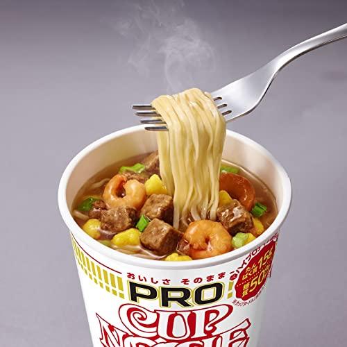 日清食品 カップヌードルPRO 高たんぱく低糖質 [1日分の食物繊維入り] カップ麺 74g×12個