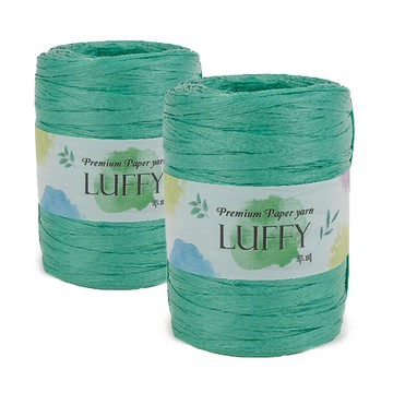 Filip Luffy系列紙線 綠色 100m 材質:紙 重量: 40g 粗細: 2mm  2捲