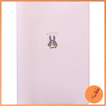 ラボクリップ 2026年 B6尺寸 月間手帳 輕量兔子系列