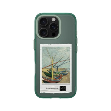 iPhone 16 Pro Clear 憂墨綠 - Van Gogh Museum - 聖馬迪拉莫海邊的漁船