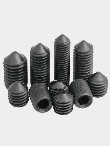 M2.5M3M4M5M6M8M10 12.9級內六角尖端緊定螺釘無頭螺絲頂絲基機米