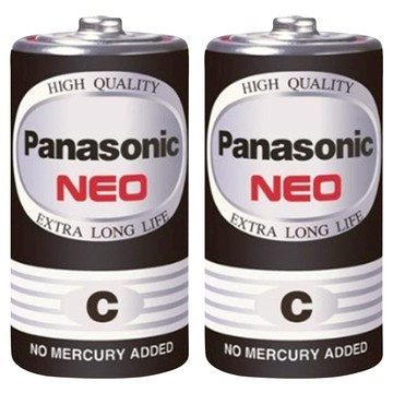 Panasonic 台灣公司貨 錳乾電池 2號  1組  2顆