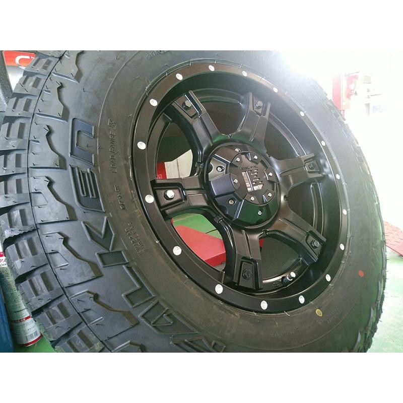 サーフ FJクルーザー プラド ハイラックス タイヤホイール 17インチ OutLaw ファルケン ワイルドピーク A/T3W 265/65R17  265/70R17 新品4本セット | LINEブランドカタログ