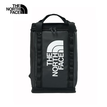 The North Face北面男女款黑色DWR防潑水大容量休閒後背包｜3KYV53R 筆電包/登山包