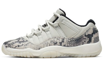 JORDAN 11 RETRO LOW SNAKE LIGHT BONE GS