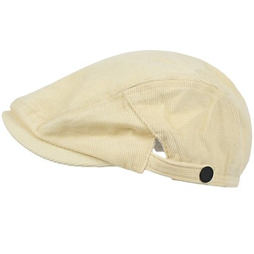 前進帽 貝雷帽 報童帽（男）大頭圍貝雷帽復古前進帽純色大碼帽子潮秋冬文藝燈芯絨畫家帽男女耶誕節