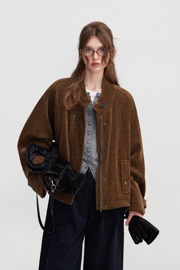 Nordic / 磨毛手感棉衣外套 / 燈芯絨