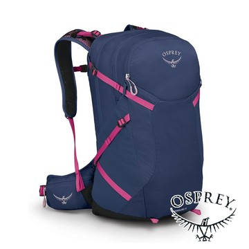 【美國 OSPREY】Sportlite健行背包25L S/M 『鹼性紫/熱點粉红』10006668 戶外 露營 登山 健行 休閒 時尚 旅行 背包
