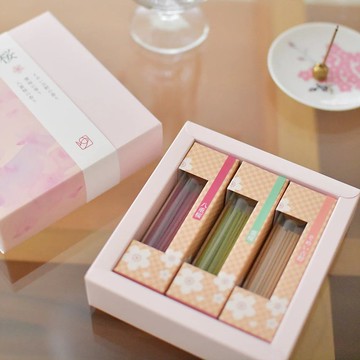 日本悠悠庵【寧】線香禮盒 (櫻花、漢方藥、下午茶組合) 附香立
