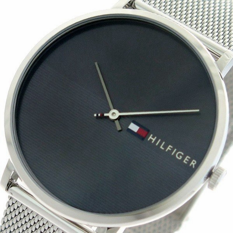 トミー ヒルフィガー Tommy Hilfiger 腕時計 メンズ クオーツ ブラック シルバー 通販 Lineポイント最大0 5 Get Lineショッピング