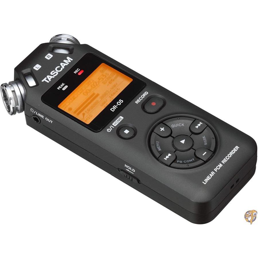 TASCAM リニアPCMレコーダー ブラック DR-05 送料無料