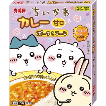 | 現貨| 日本 丸美屋 卡通咖哩 一人份調理包 寶可夢 吉伊卡哇 內褲兔 速食咖哩 甘口/中辛 附貼紙