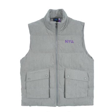 NCAA NYU 鋪棉背心 淺灰 中性款 75551481 11 noH50