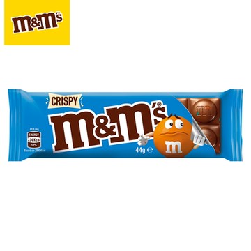 M&M S 精選片裝 脆心牛奶糖衣巧克力 44g*12入