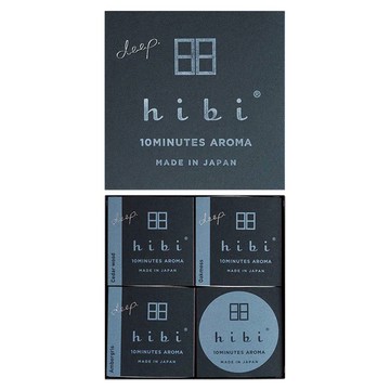 HIBI Deep系列 60g 雪松木檜木苔龍涎香 天然植物香氛 迷你便攜禮盒  1組