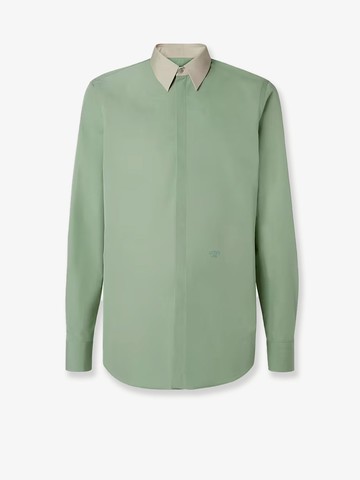 Cotton poplin shirt - FENDI - gender_Man