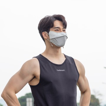 【蒂巴蕾】冰酷防曬立體口罩-銀灰色
