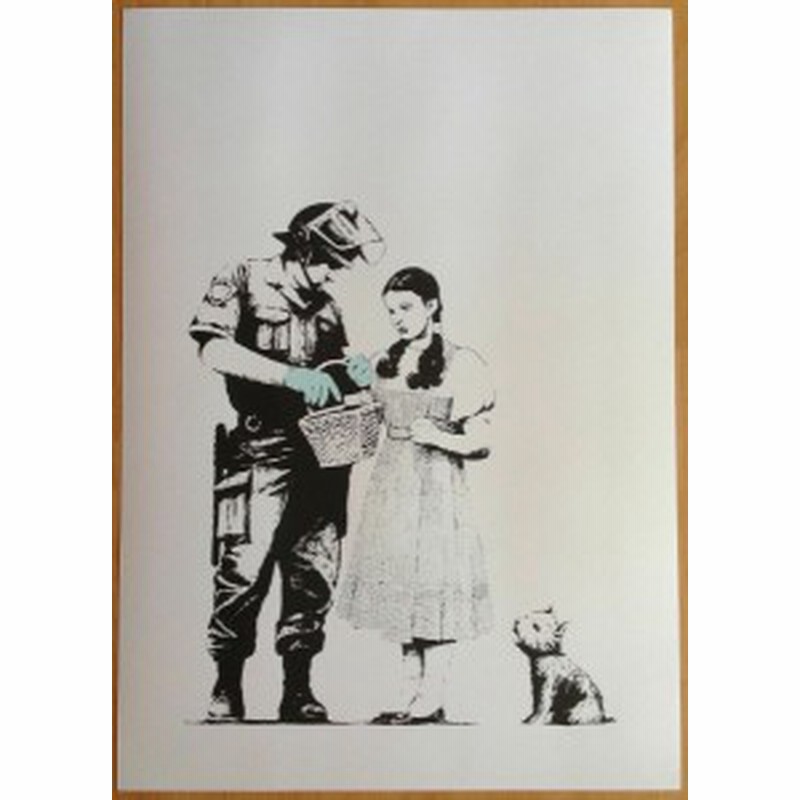 希少 Banksy バンクシー HMV WCP リプロダクション シルクスクリーン 