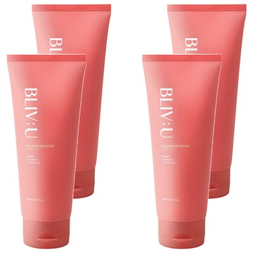 BLIV U 膠原蛋白維塑活力潔面乳 200ml 溫和清潔  4瓶