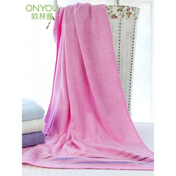 歐林雅竹纖維浴巾澡巾大毛巾加大柔軟吸水不易掉毛成人男女浴巾