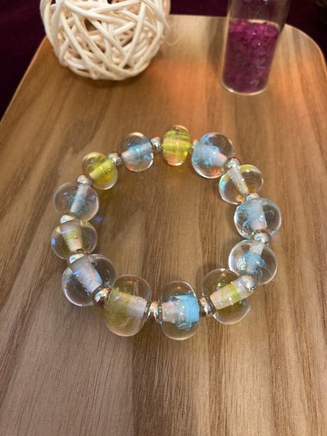 小清新透亮琉璃手鍊