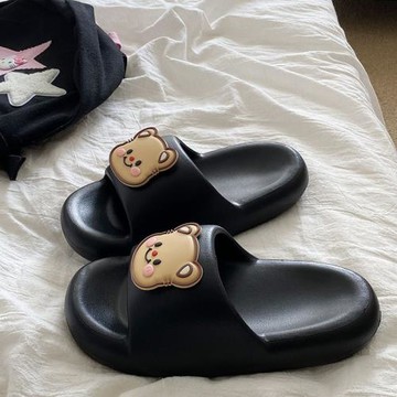 黃油小熊拖鞋女夏外穿網紅ins軟底eva居家防滑不臭室內涼拖鞋秋千