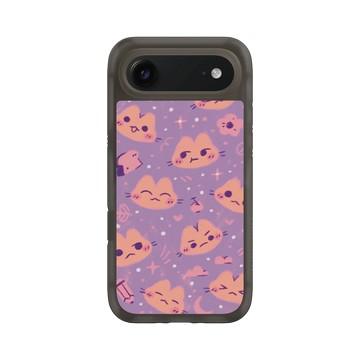 iPhone Air AirX 本質黑 - Jazlynn - 貓咪貼圖-紫色