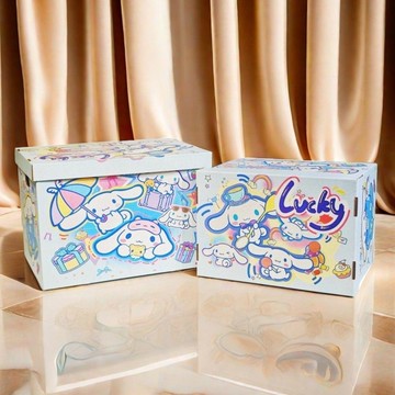 【臺灣-出貨】玉桂狗禮物盒卡通禮物盒國版禮品盒送男女朋友裝零食庫洛米箱子DNF5