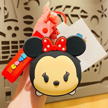 限量預購【遊戲家】遊戲家 Q版迪士尼零錢包 零錢掛飾 金屬鑰匙圈 - 米妮